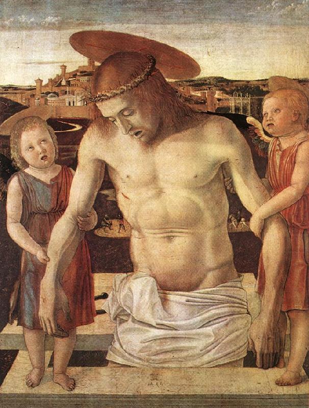 Dead Christ Supported by Two Angels (Pieta), BELLINI, Giovanni